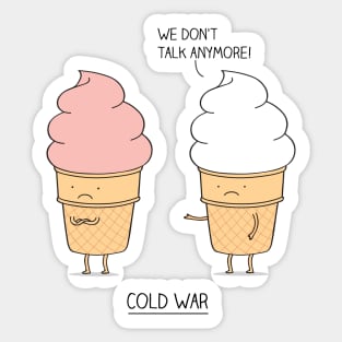 Cold war Sticker